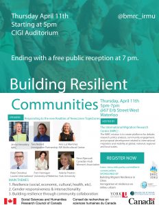 Building Resilient communities @ CIGI Auditorium | Waterloo | Ontario | Canada
