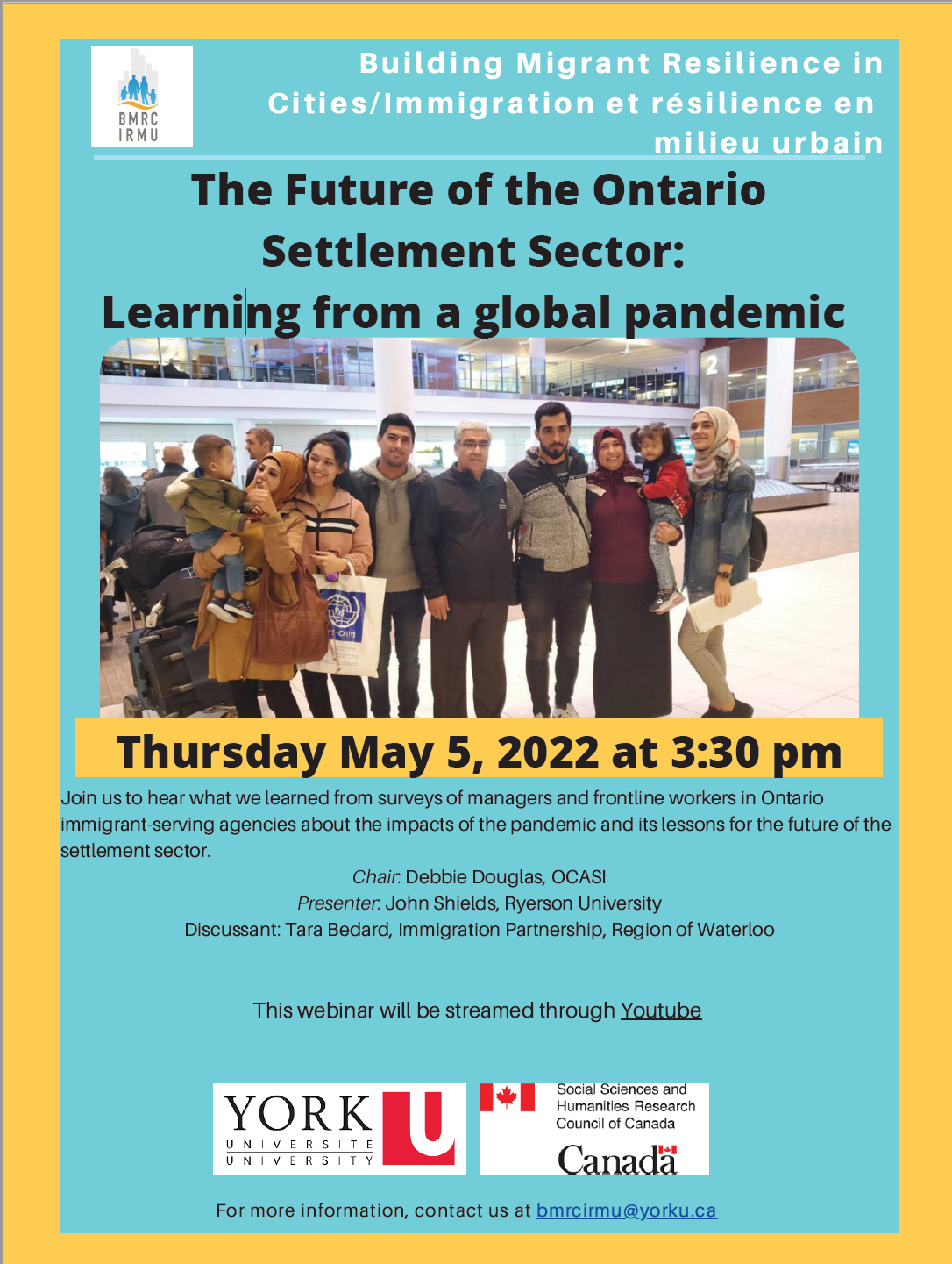 The Future of the Ontario Settlement Sector: Learning from a global pandemic