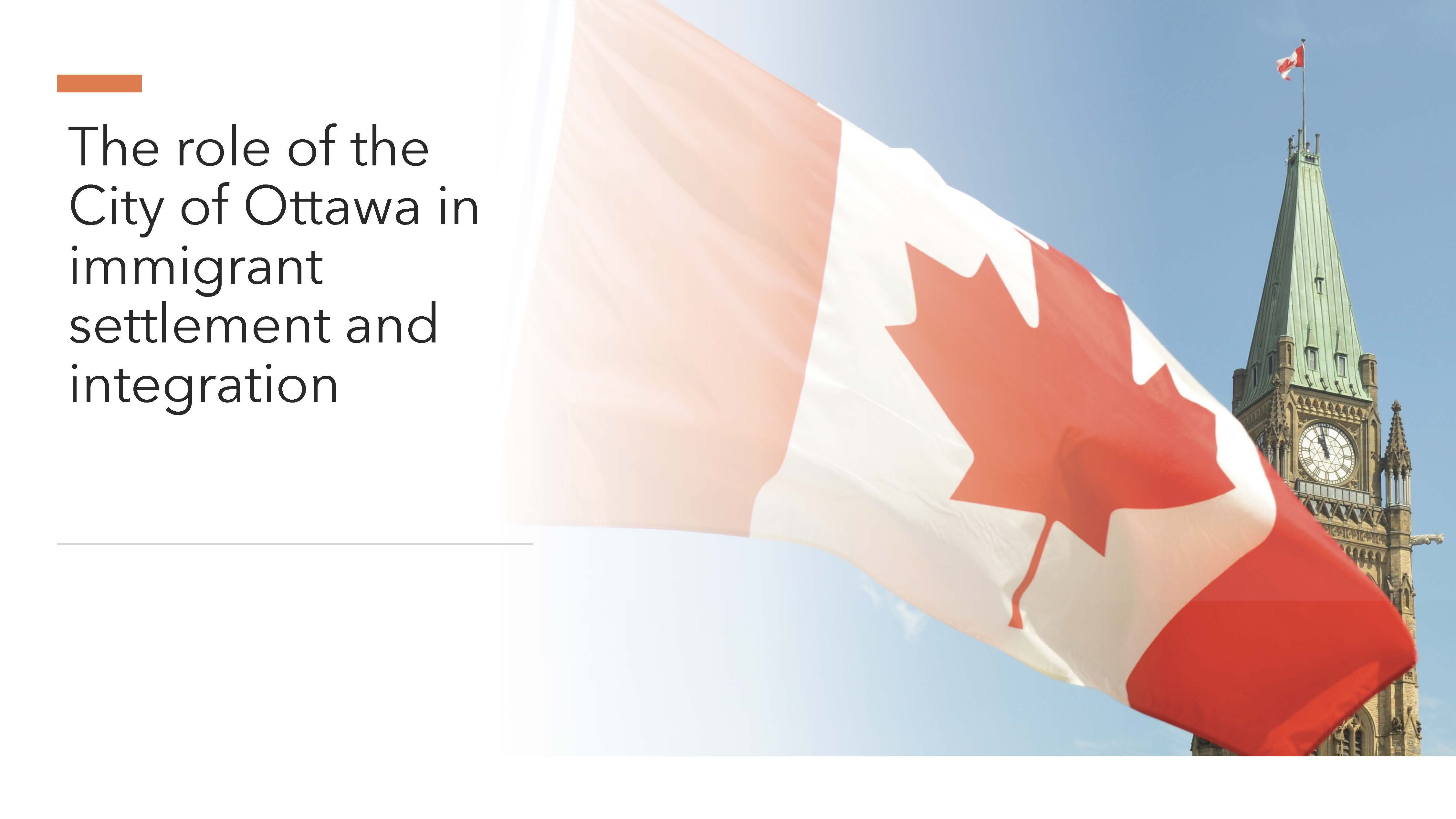 New Report: The role of the City of Ottawa in immigrant settlement and integration